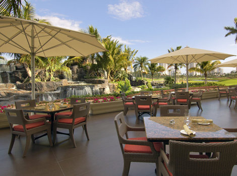 fairmont magazine, miami eat, cascatas grille and bar, turnberry isle restaurant golf course view