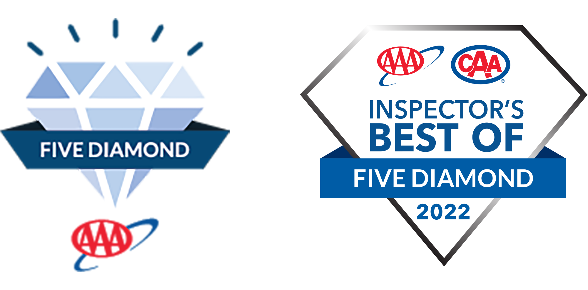 AAA Five Diamond Designation and Inspector's Best of Five Diamond 2022